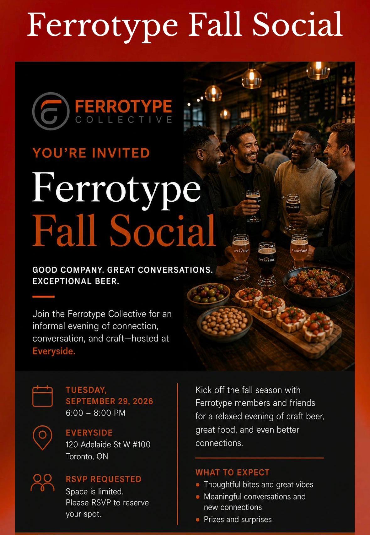 Ferrotype Fall Social